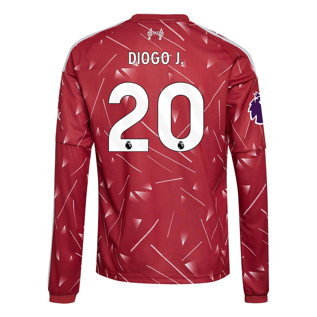 Kid's Replica Diogo J. Liverpool Long Sleeve Home Jersey 26/27