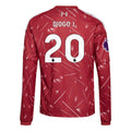 Kid's Replica Diogo J. Liverpool Long Sleeve Home Jersey 26/27