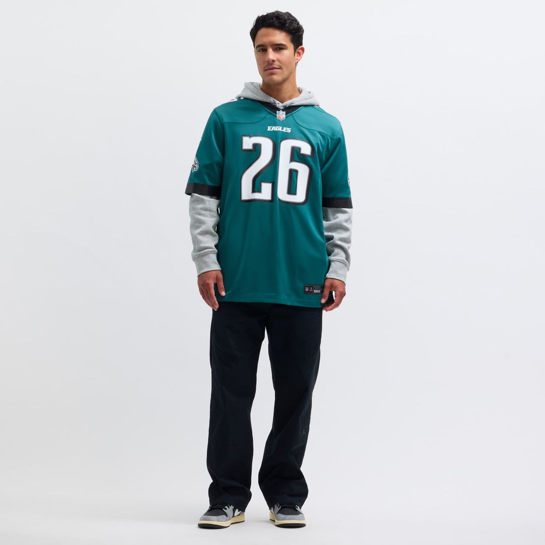 Men's Philadelphia Eagles Saquon Barkley Black Alternate