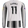 Men's Replica Barnes Newcastle Long Sleeve Home Jersey 26/27