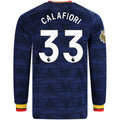 Men's Authentic Calafiori Arsenal Long Sleeve Away Jersey 26/27