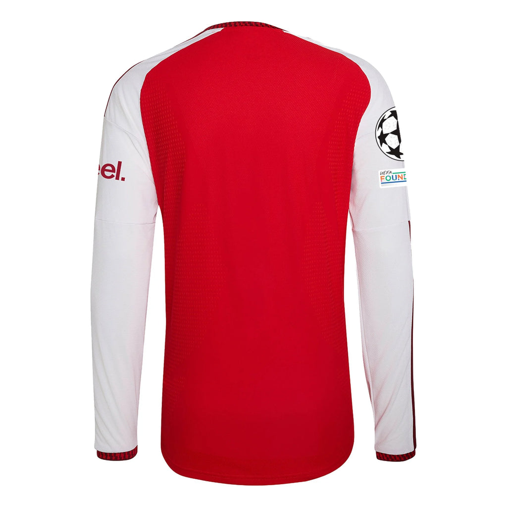 Men's Authentic Arsenal Long Sleeve Home Jersey 26/27 UCL