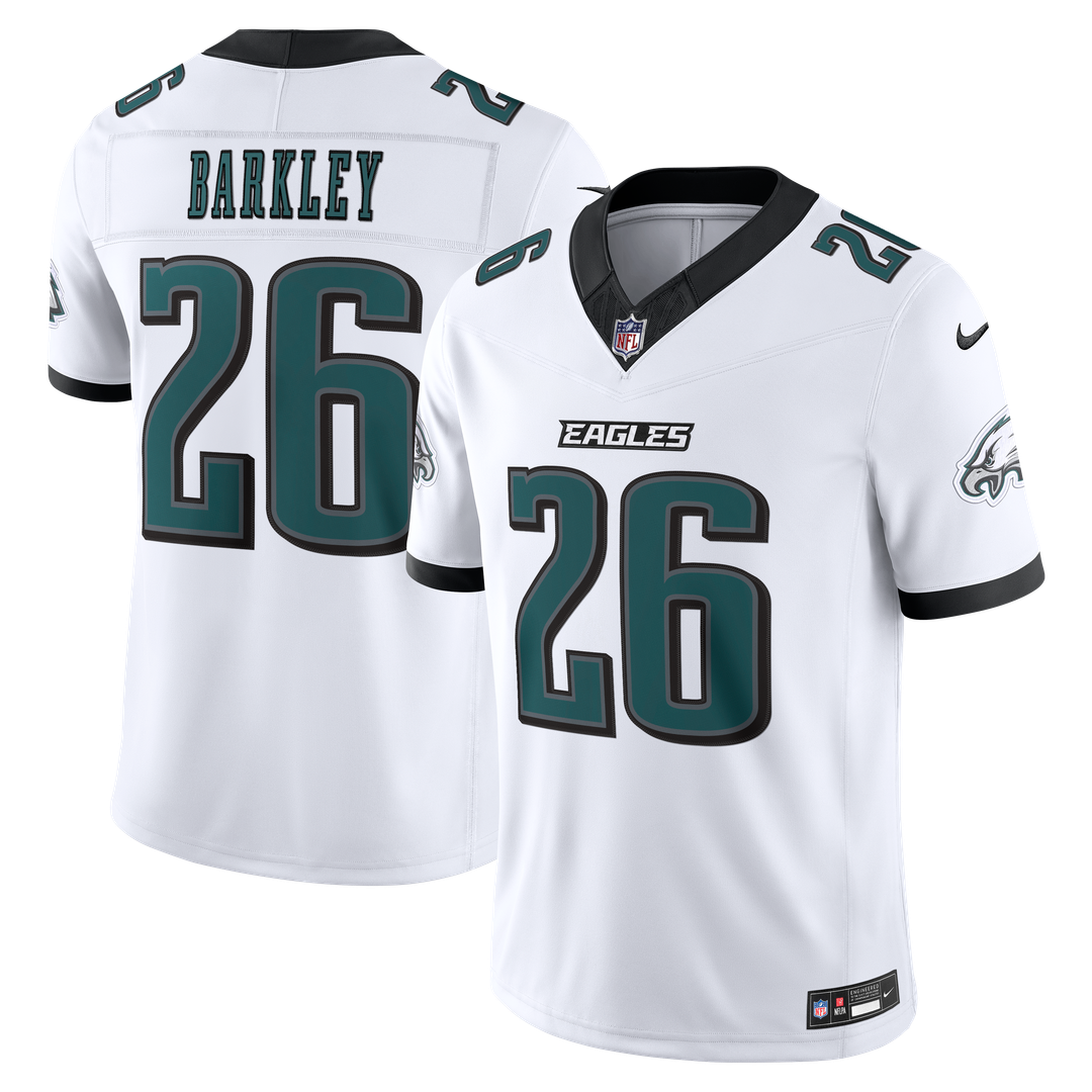 Men's Philadelphia Eagles Saquon Barkley Kelly Green Alternate Vapor F.U.S.E. Stitched