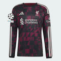 Men's Replica Liverpool Long Sleeve Third Jersey 26/27 UCL