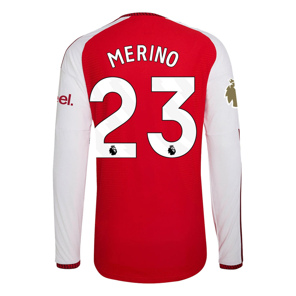 Men's Authentic Merino Arsenal Long Sleeve Home Jersey 26/27