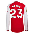 Men's Authentic Merino Arsenal Long Sleeve Home Jersey 26/27
