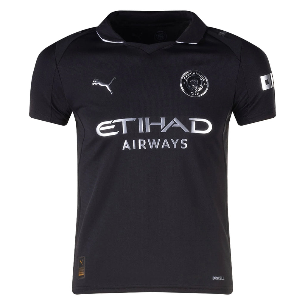 Kid's Replica Manchester City Away Jersey 25/26