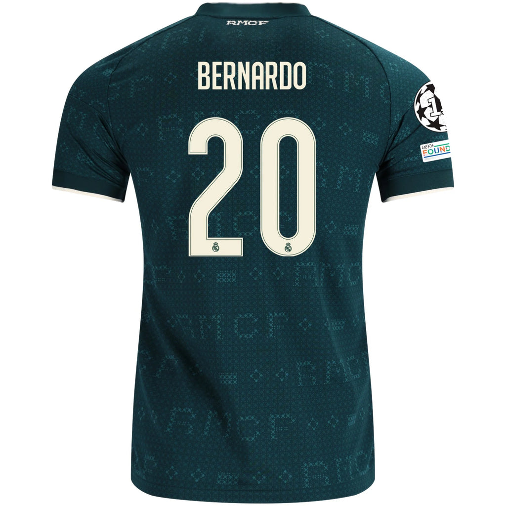 Men's Replica Bernardo Real Madrid Away Jersey 26/27