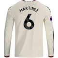 Men's Replica Martinez Manchester United Long Sleeve Third Jersey 26/27