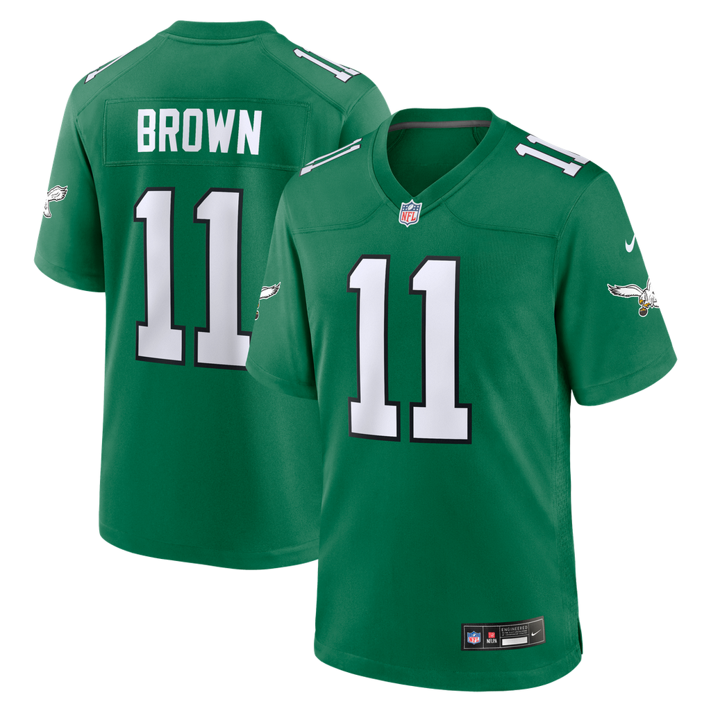 Men's Philadelphia Eagles A.J. Brown Midnight Green Team