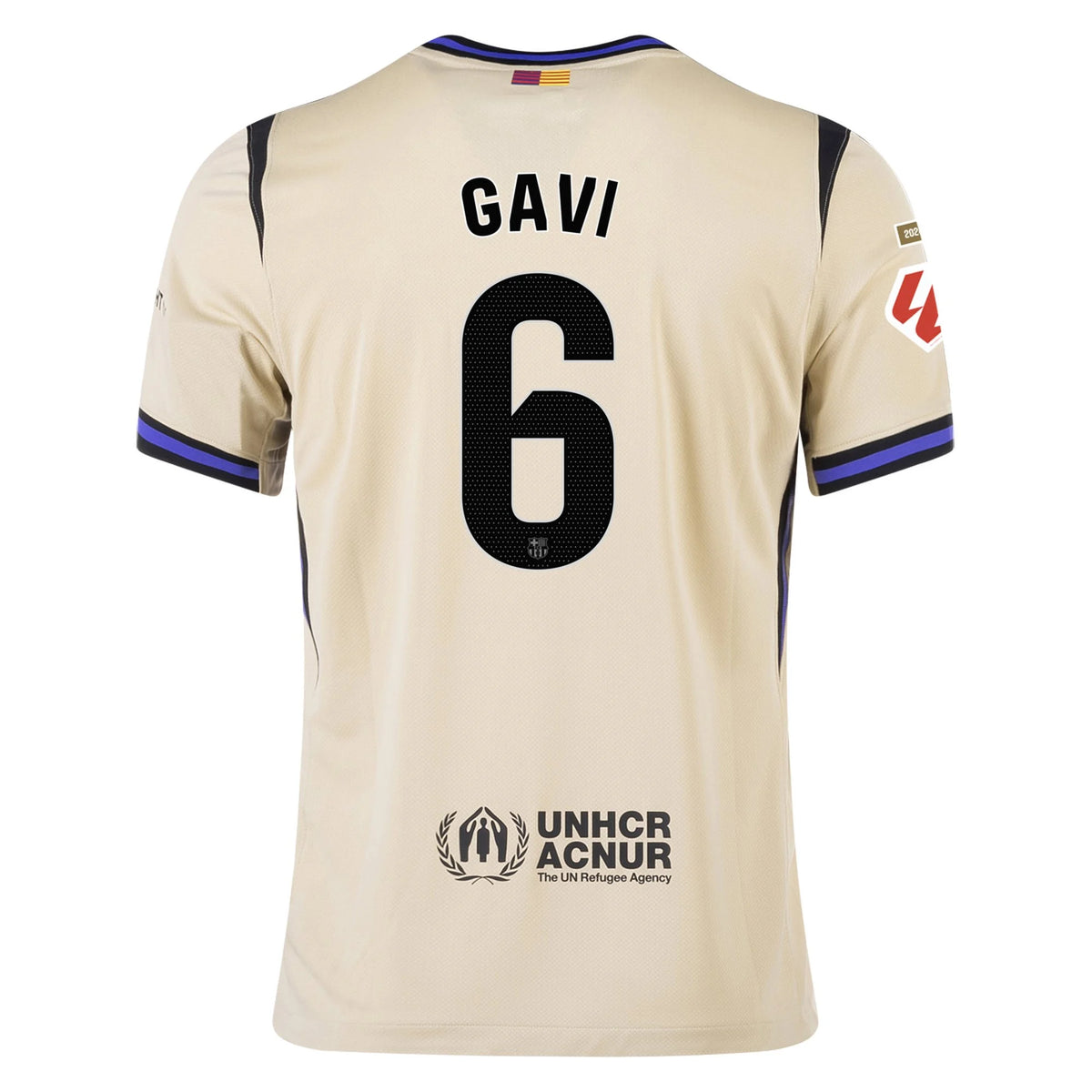 Men's Replica Gavi Barcelona Away Jersey 25/26