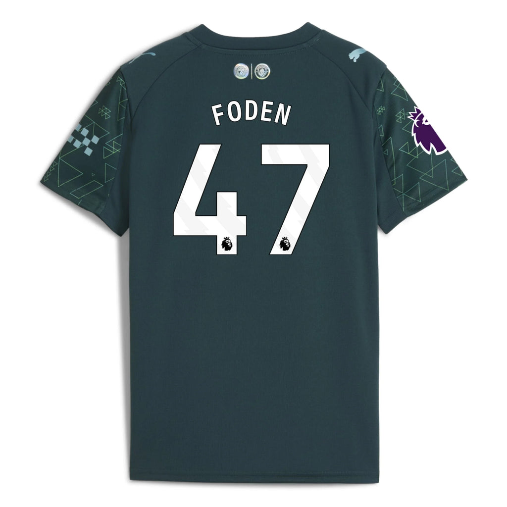 Kid's Replica Foden Manchester City Fourth Jersey 25/26