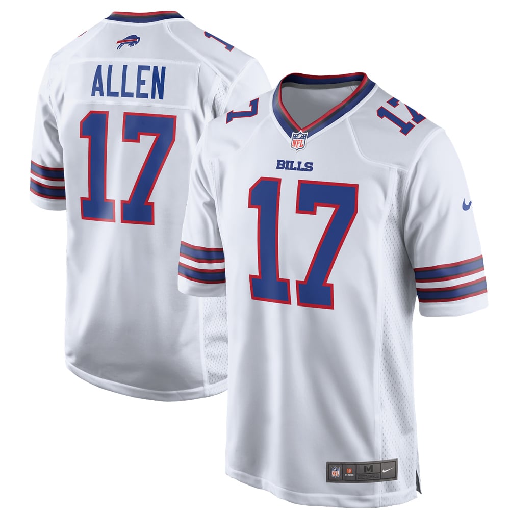 Men's Buffalo Bills Josh Allen Red Alternate Game Player Jersey