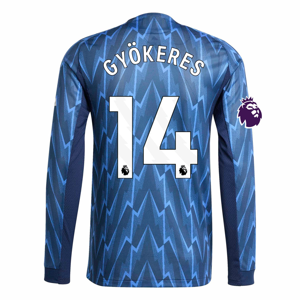 Men's Authentic Gyokeres Arsenal Long Sleeve Away Jersey 25/26