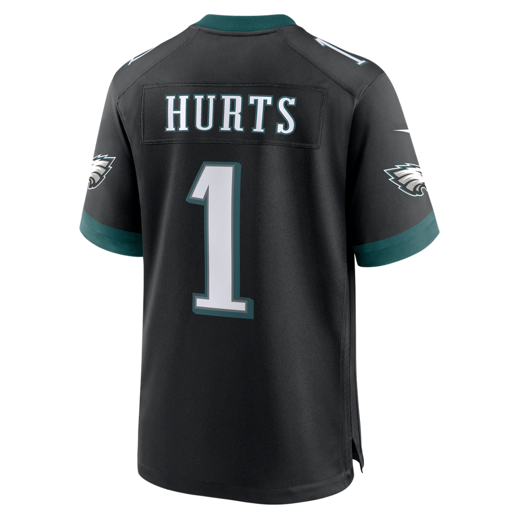 Men's Philadelphia Eagles Jalen Hurts Black Alternate