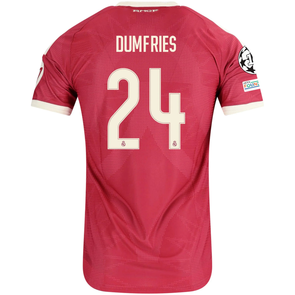 Men's Authentic Dumfries Real Madrid Third Jersey 26/27