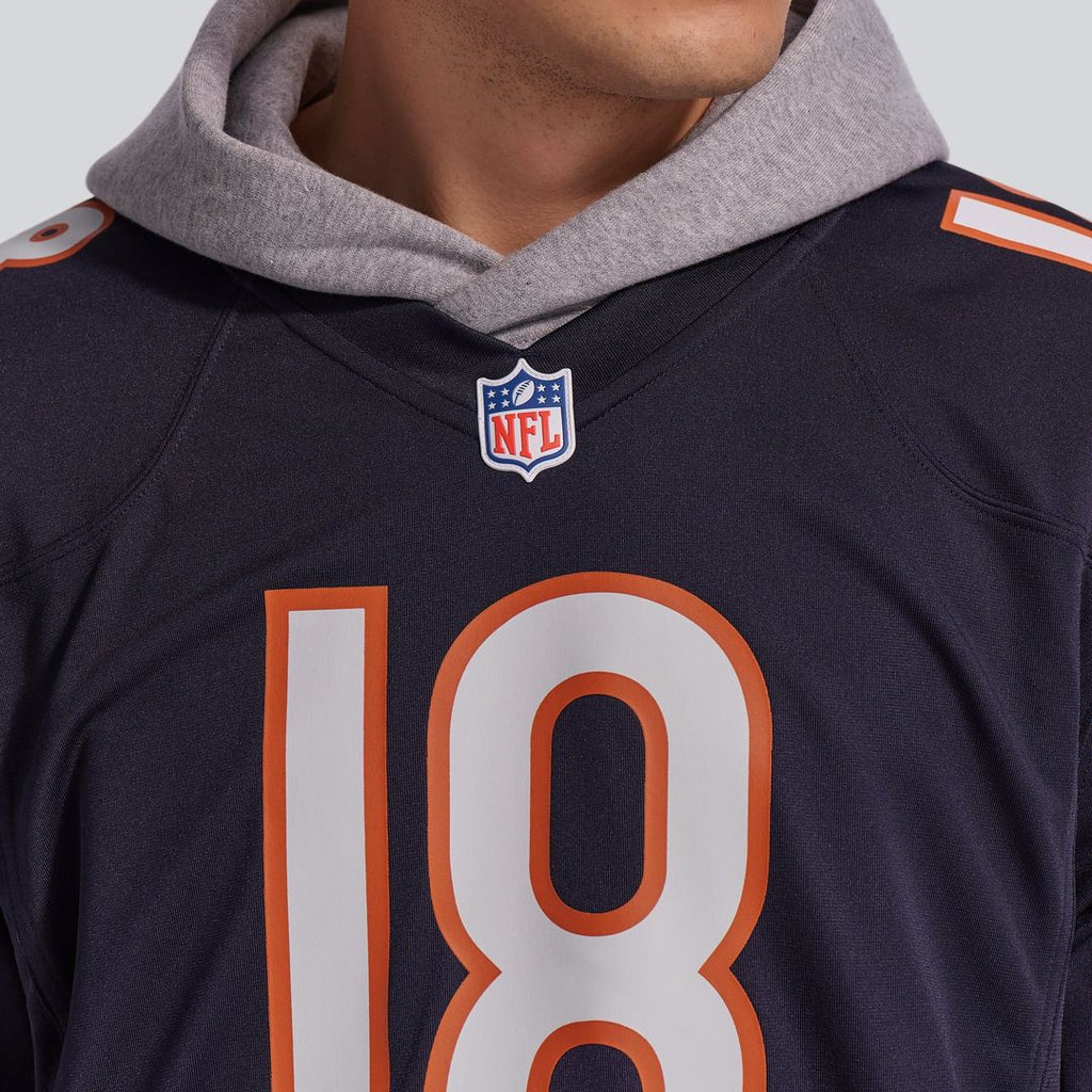 Men's Chicago Bears Caleb Williams White First Round Pick Player