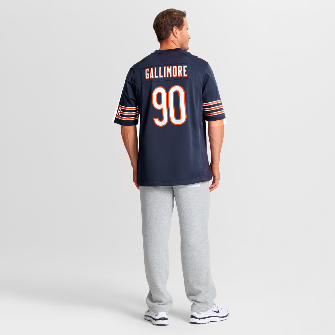 Men's Chicago Bears Neville Gallimore Navy Team