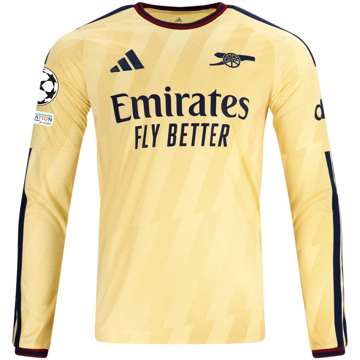 Men's Replica Arsenal Long Sleeve Third Jersey 26/27 UCL