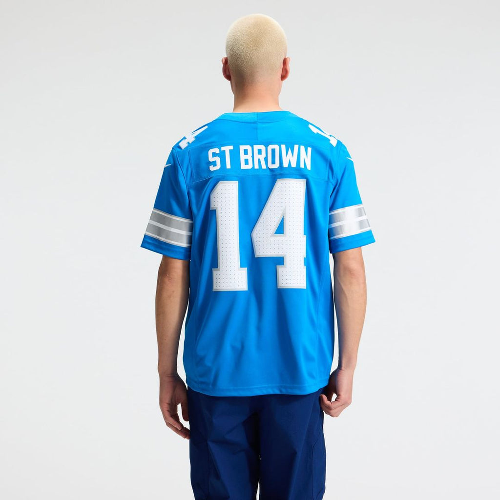 Men's Detroit Lions Amon-Ra St. Brown Black Alternate Vapor F.U.S.E. Stitched