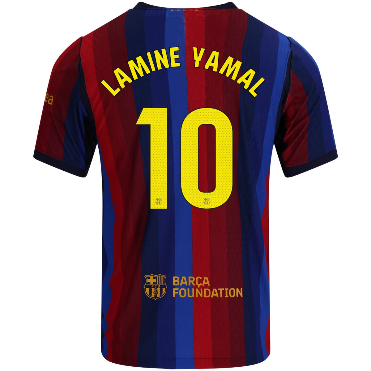 Men's Authentic Lamine Yamal Barcelona Home Jersey 26/27 Old Font