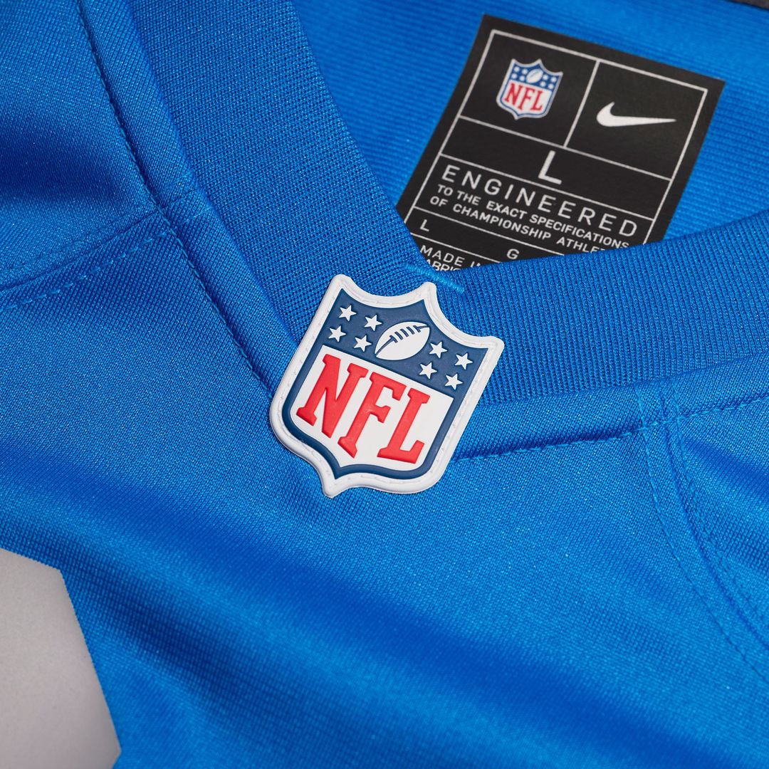 Men's Detroit Lions Aidan Hutchinson Blue Alternate