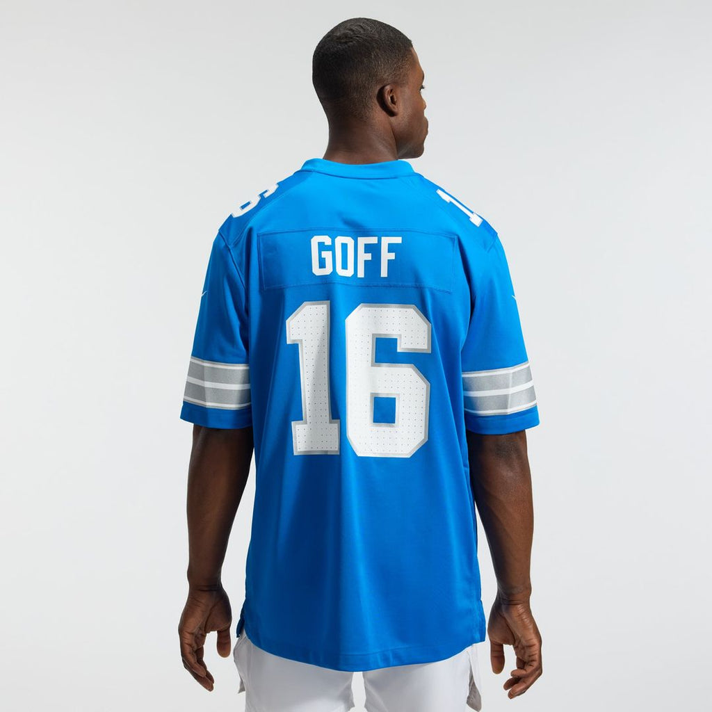 Men's Detroit Lions Jared Goff Black 2nd Alternate