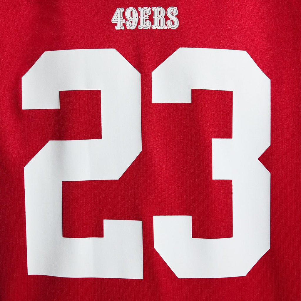 Men's San Francisco 49ers Christian McCaffrey White Game Player Jersey