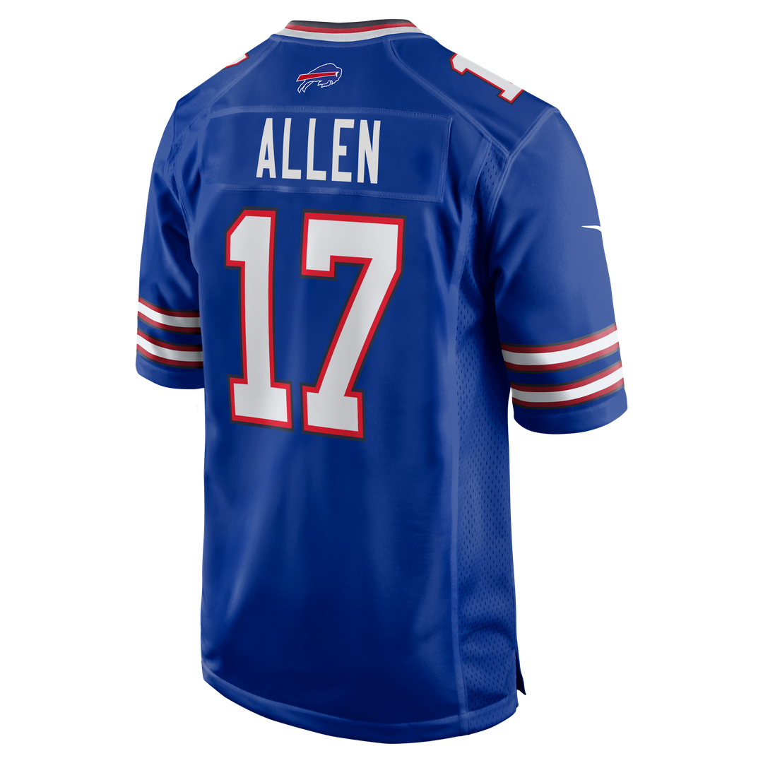 Men's Buffalo Bills Josh Allen Royal Team Game Player Jersey