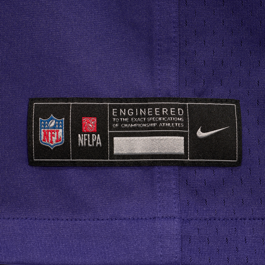 Men's Baltimore Ravens Jamal Lewis Purple Game Retired Player Jersey