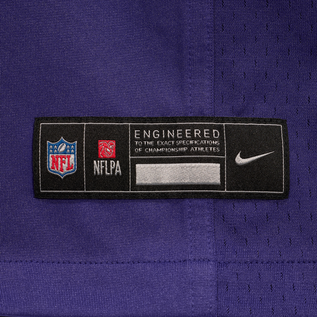 Men's Baltimore Ravens Jamal Lewis Purple Game Retired Player Jersey