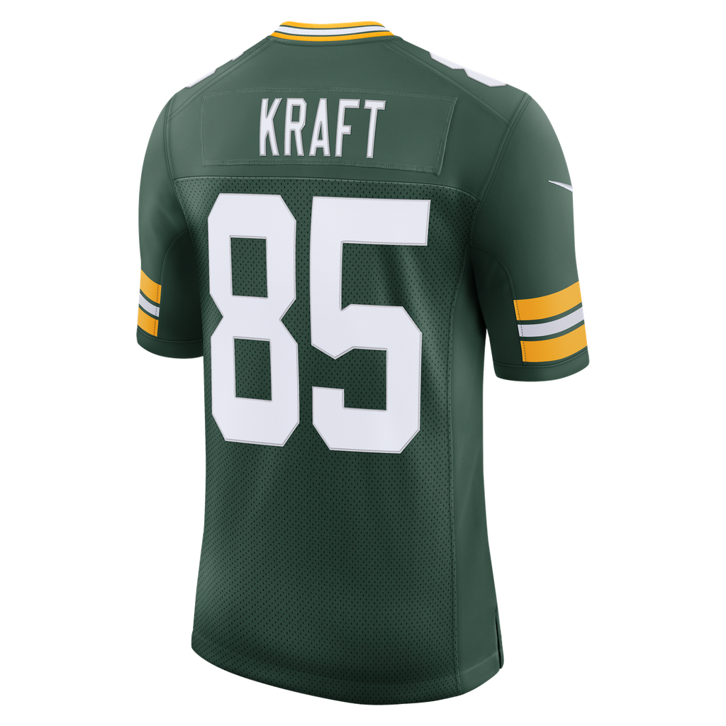Men's Green Bay Packers Tucker Kraft Green Stitched