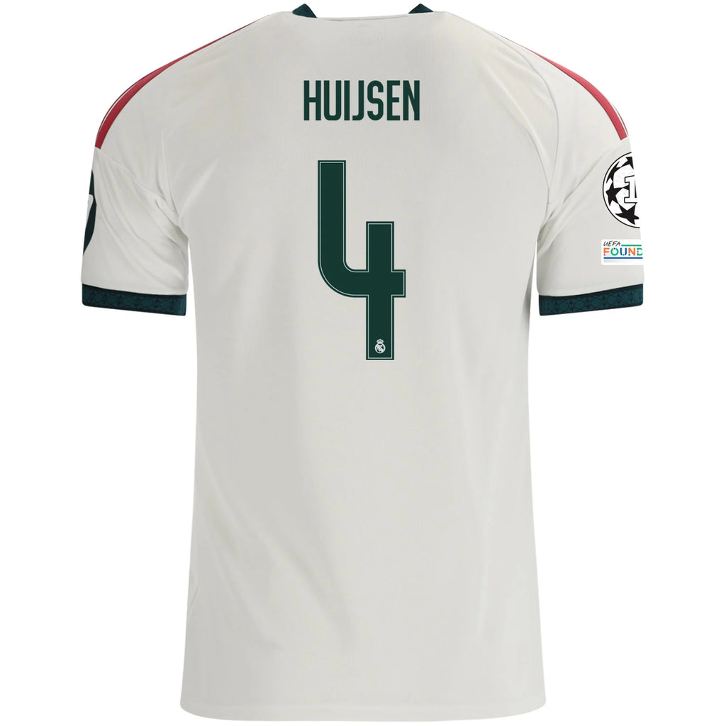 Men's Replica Huijsen Real Madrid Home Jersey 26/27