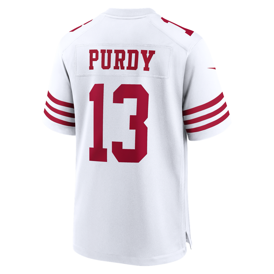 Men's San Francisco 49ers Brock Purdy Scarlet 80th Anniversary