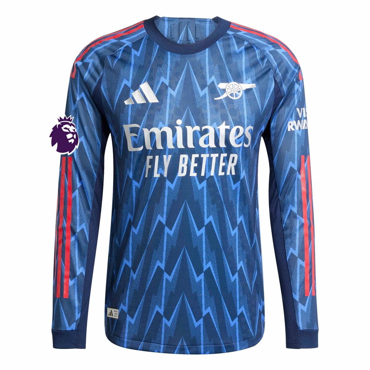 Men's Authentic G. Jesus Arsenal Long Sleeve Away Jersey 25/26
