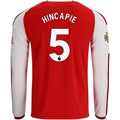 Men's Replica Hincapie Arsenal Long Sleeve Home Jersey 26/27