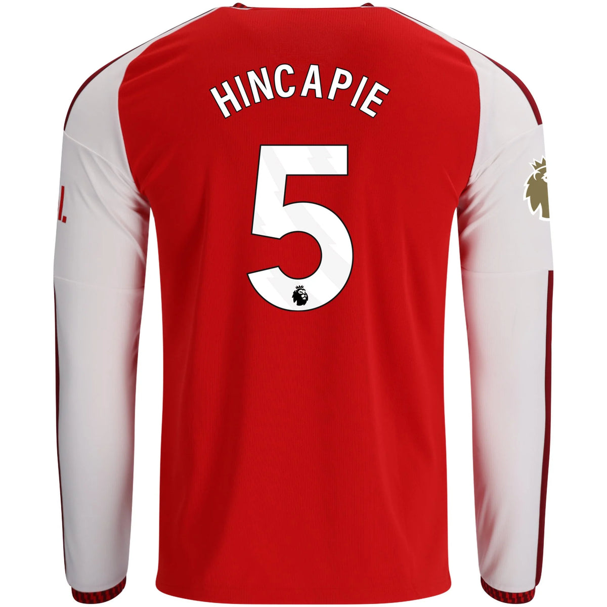 Men's Replica Hincapie Arsenal Long Sleeve Home Jersey 26/27