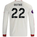 Men's Replica Ekitike Liverpool Long Sleeve Away Jersey 26/27