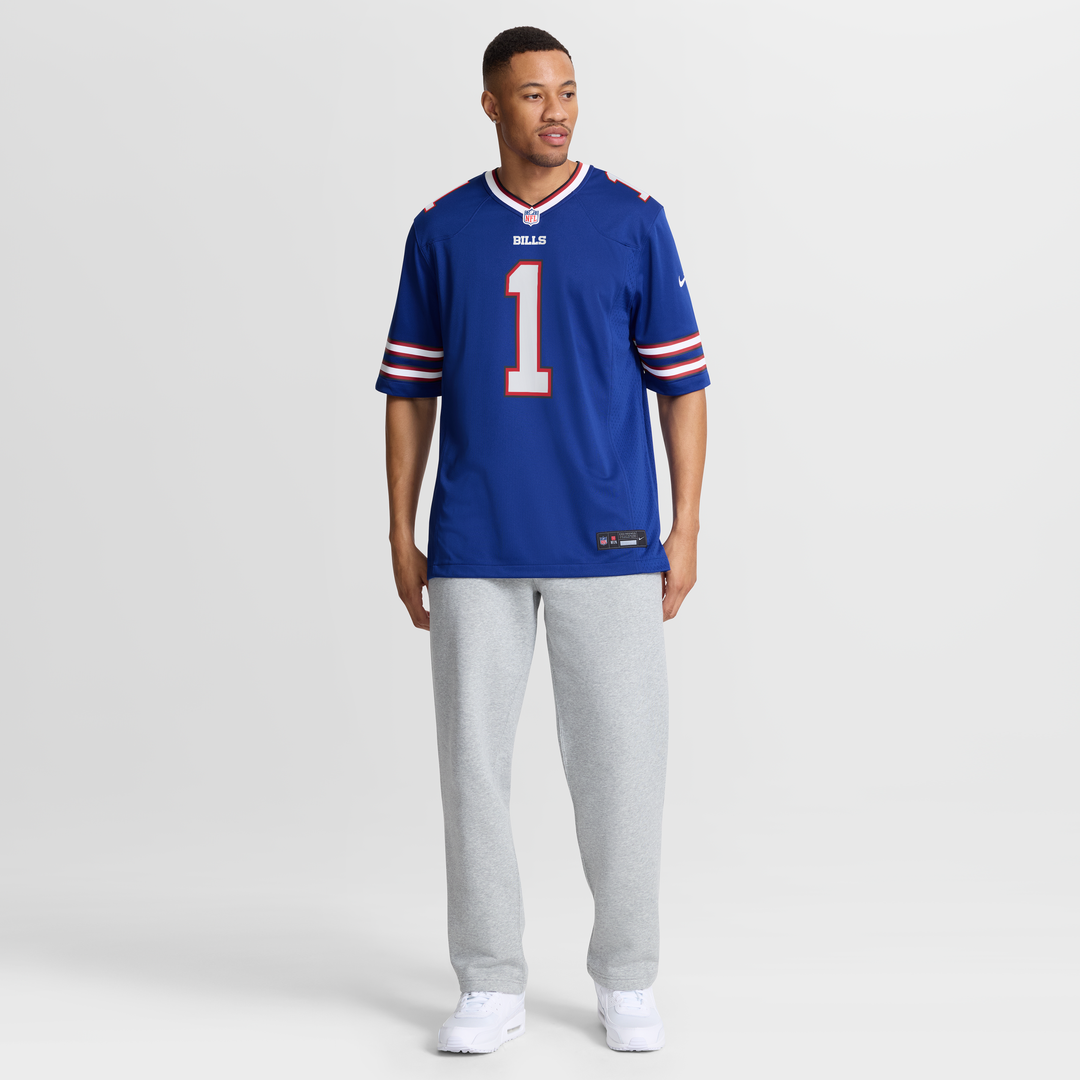 Men's Buffalo Bills Number 1 Groom Royal