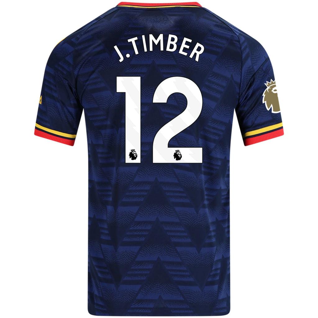 Men's Authentic J. Timber Arsenal Away Jersey 26/27