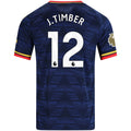 Men's Authentic J. Timber Arsenal Away Jersey 26/27