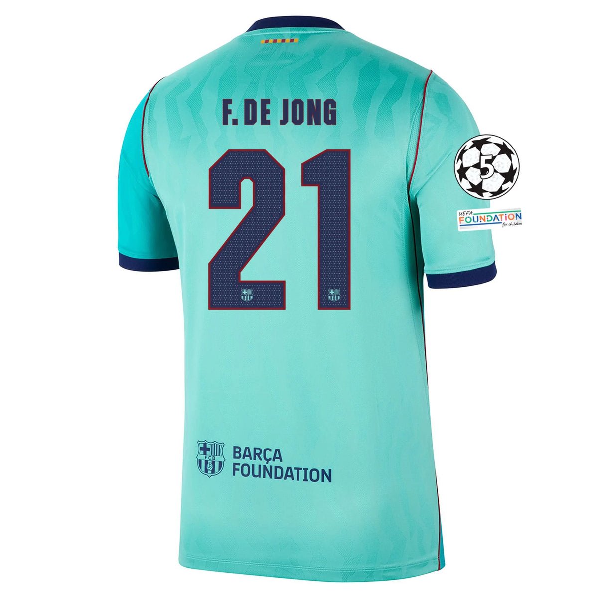 Men's Replica F. de Jong Barcelona Third Jersey 26/27 UCL