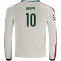 Kid's Replica Mbappe Real Madrid Long Sleeve Home Jersey 26/27