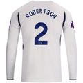 Men's Replica Robertson Tottenham Hotspur Long Sleeve Home Jersey 26/27