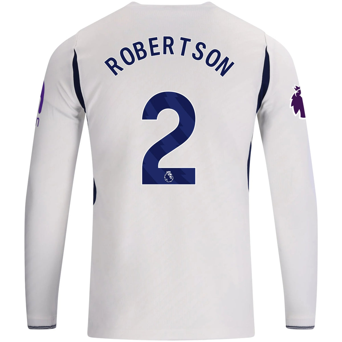 Men's Replica Robertson Tottenham Hotspur Long Sleeve Home Jersey 26/27