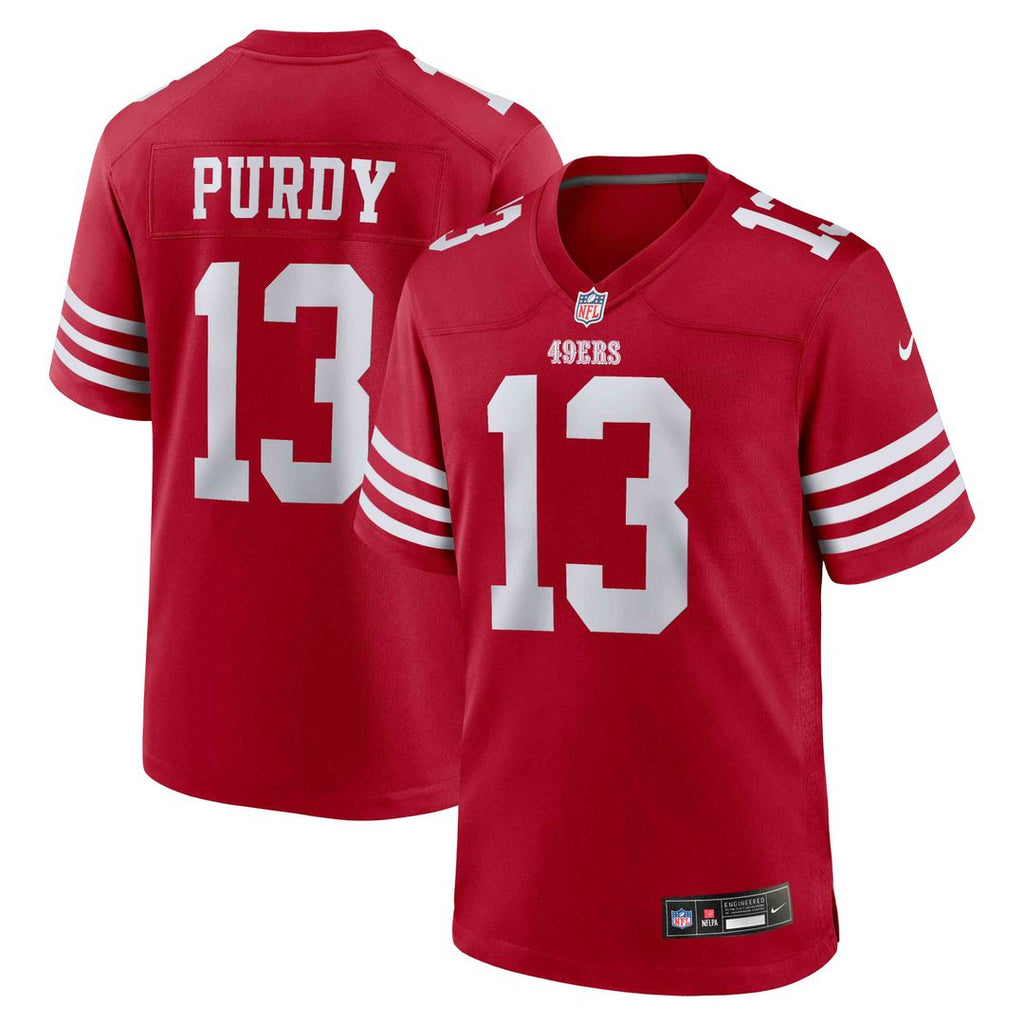 Men's San Francisco 49ers Brock Purdy Scarlet Game Player Jersey