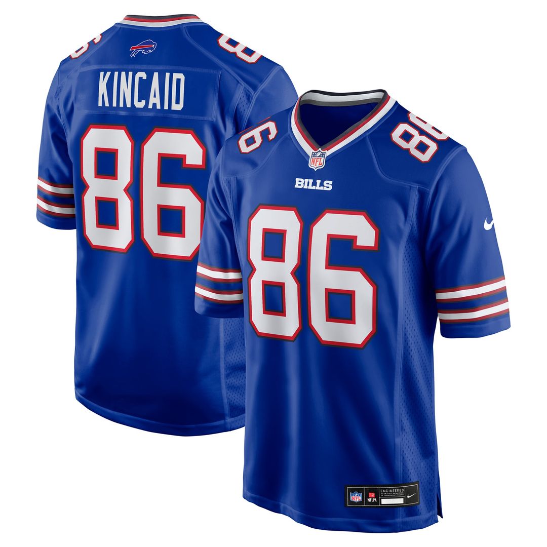 Men's Buffalo Bills Dalton Kincaid Gray Nickel City