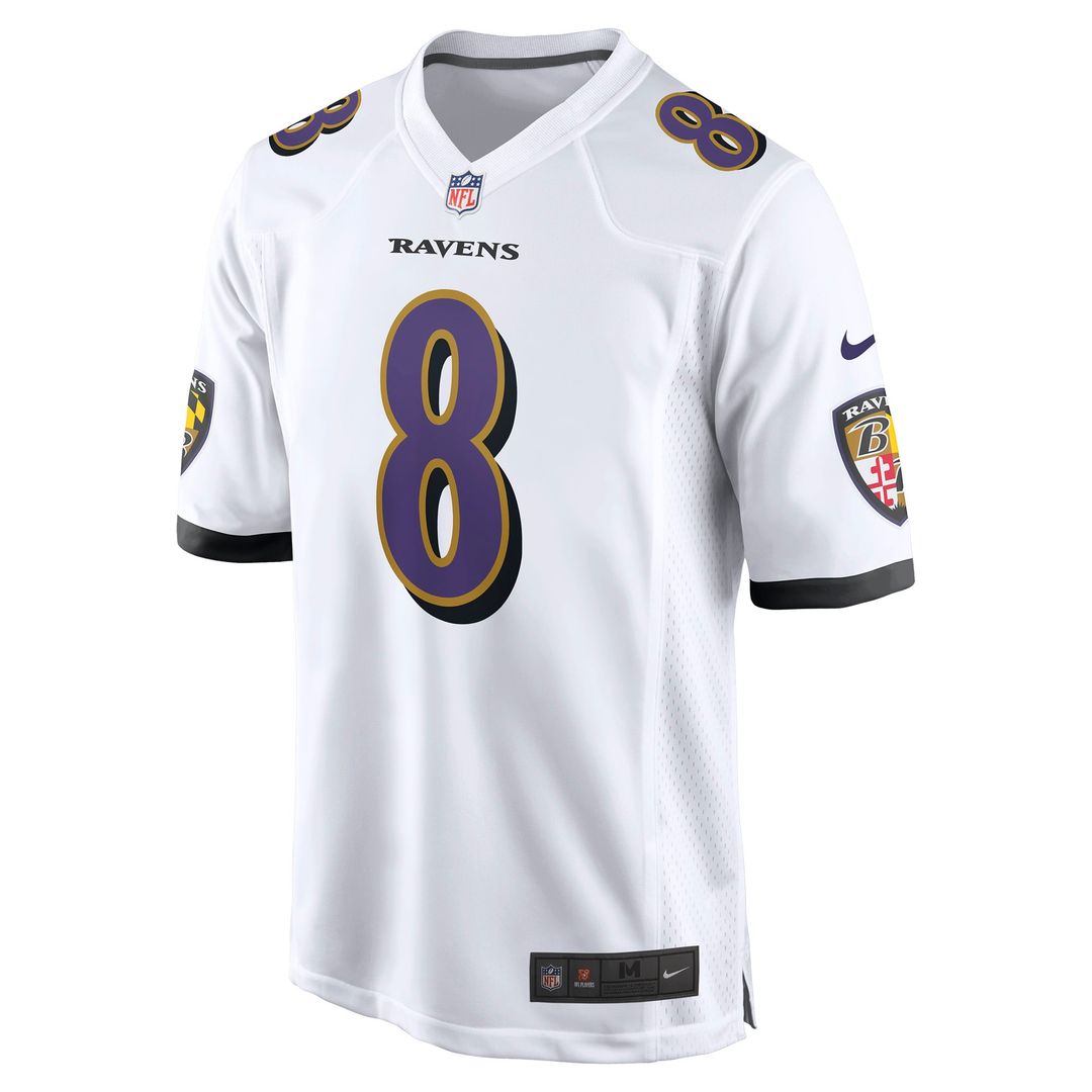 Men's Baltimore Ravens Lamar Jackson Purple Alternate