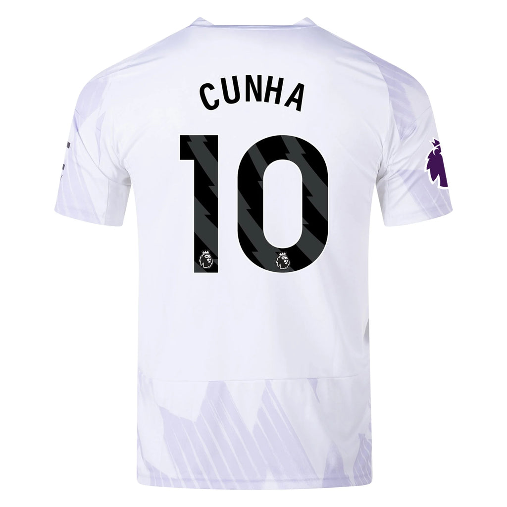 Men's Replica Cunha Manchester United Away Jersey 25/26
