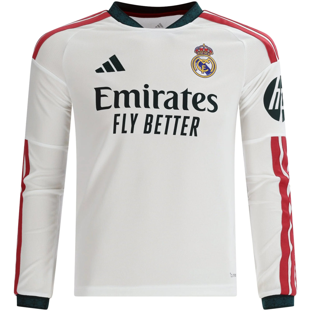 Kid's Replica Real Madrid Long Sleeve Home Jersey 26/27